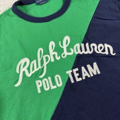 Polo Ralph Lauren Polo Team Color Block T-Shirt Chain Stitch Y2K Preppy Large