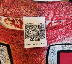 NEW NWOT Vintage Chicago Bulls Magic T’s All Over Print AOP Shirt Large