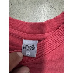 Vintage y2k Billabong T-Shirt Mens Large Red Distressed Skate Tee