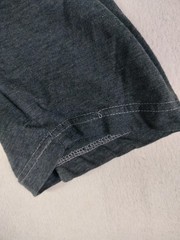 Vintage Y2K Shirt Mens Large Gray Math Print Zipper Pocket Epaulet Studded
