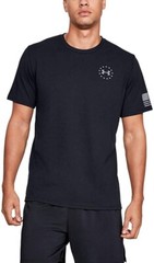 Under Armour 257585 Men’s Freedom Flag T-Shirt Black / Steel Size Medium