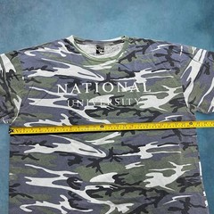 Camo national university t-shirt