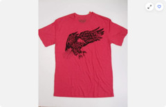 GALT Men’s Graphic Tee Shirt (Red, Large) NWT