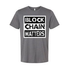 Block Chain Matters Graphic T Shirt For Crypto Enthusiasts And Tech Fans Unisex