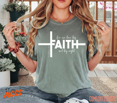 Unisex Faith Not By Sight Chri T-Shirt, Men T shirt,Women T shirt Gift Christian