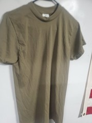 Small Tan Official AR 670-1 US Army Solid T-Shirt (100% Polyester