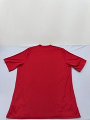 Adidas Soccer Jersey Mens Red Striped XL Short Sleeve V Neck