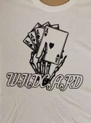 🔥WILDCARD Apparel LIMITED Edition Tee Shirt White or Gray size S, M, L, XL, XXL