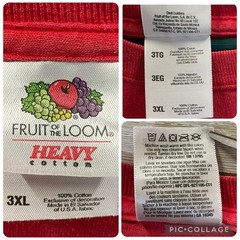 Marines USMC Mens 3XL T-Shirt Red 100% Heavy Cotton Fruit Of The Loom Graphic