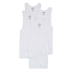 Stafford 4-Pack Men’s Big & Tall Blended Cotton Dry+Cool Tank Top A-Shirt X-TALL