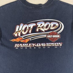 Harley Davidson Tank Top Men’s XL Navy Blue Biker Hot Rod