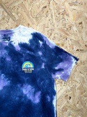 Denim & Flower Ricky Singh Tie Dye T-Shirt Mens Large Purple Blue Take A Hike