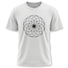 Lotus Of Life Sacred Geometry T-Shirt | Geometric Design Unisex Tee Shirt