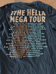 The Hella Mega Concert Tour 2021 Green Day Fall Out Boy Weezer T-Shirt SM