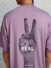 Men’s Oversized Fit Tshirts | Printed | Half Sleeves | Round Neck Casual Tshirts
