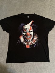 Way To Celebrate Killer Monster Clown T Shirt Graphic Print Black Men Large
