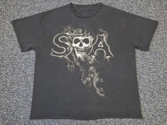 Sons Of Anarchy Shirt Size XL Worn Faded Biker Motorcycle Samcro