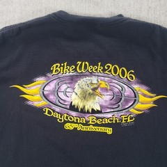 Bike Week Daytona Beach Florida Shirt 65th Edition 2006 Black Adult Size Large