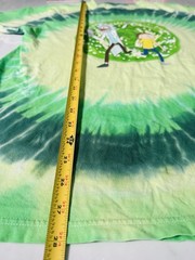 Adult Swim Rick & Morty Green Tie-Dye Men’s T-Shirt Size Large L