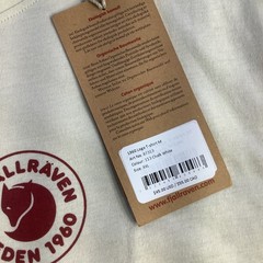 Fjallraven 1960 Logo T-Shirt Mens XXL Chalk White Organic Cotton Tee NWT
