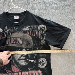 Vintage Big Tiger Shirt Adult 2XLT XXLT Black Streetwear Hip Hop Rap Skater Y2K