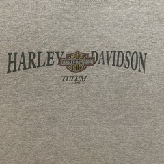 Mens Harley Davidson Gray Sleeveless T-shirt Tank Top XL Tulum Mexico Wolf Eagle