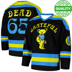 The Grateeful Dead Dancing Bear 65 Hockey Jersey 3D AOP Unisex S-6XL EM1580