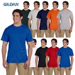 Gildan Mens T-Shirt Pocket Short Sleeves DryBlend 5.6 oz 50/50 Big Sizes BG830