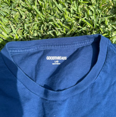 Goodthreads size large soft blue t shirt – used but mint condition