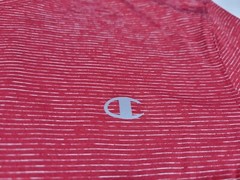 Champion Mens Sports Anti Odor Tee cotton Athletic wear Red SZ Medium