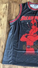 Marvel Deadpool Black Men’s Size Large Active Sleeveless Tank Top