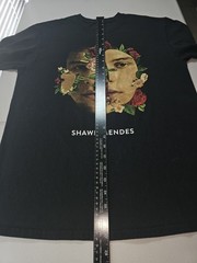 Shawn Mendes Self Titled LP Art Medium Mens Black Graphic Logo Short Sleeve Tee