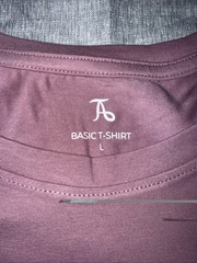 Athletic Fit T-shirt In Dusty Lilac-Large -Brand- Tailored Athlete