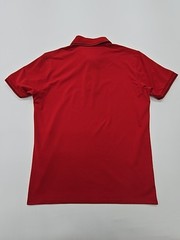 Uniqlo Mens Polo Shirt Red Breathable Pique Regular Fit Size M – Button Up