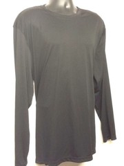 Sport-Tek Black LS Competitor Tee Breathable ST350LS Size 2XL SM1