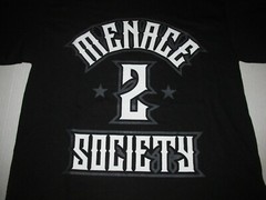 Rufnek Menace 2 Society T Shirt Sz S Movie Film Hughes Brothers Streets Hood New