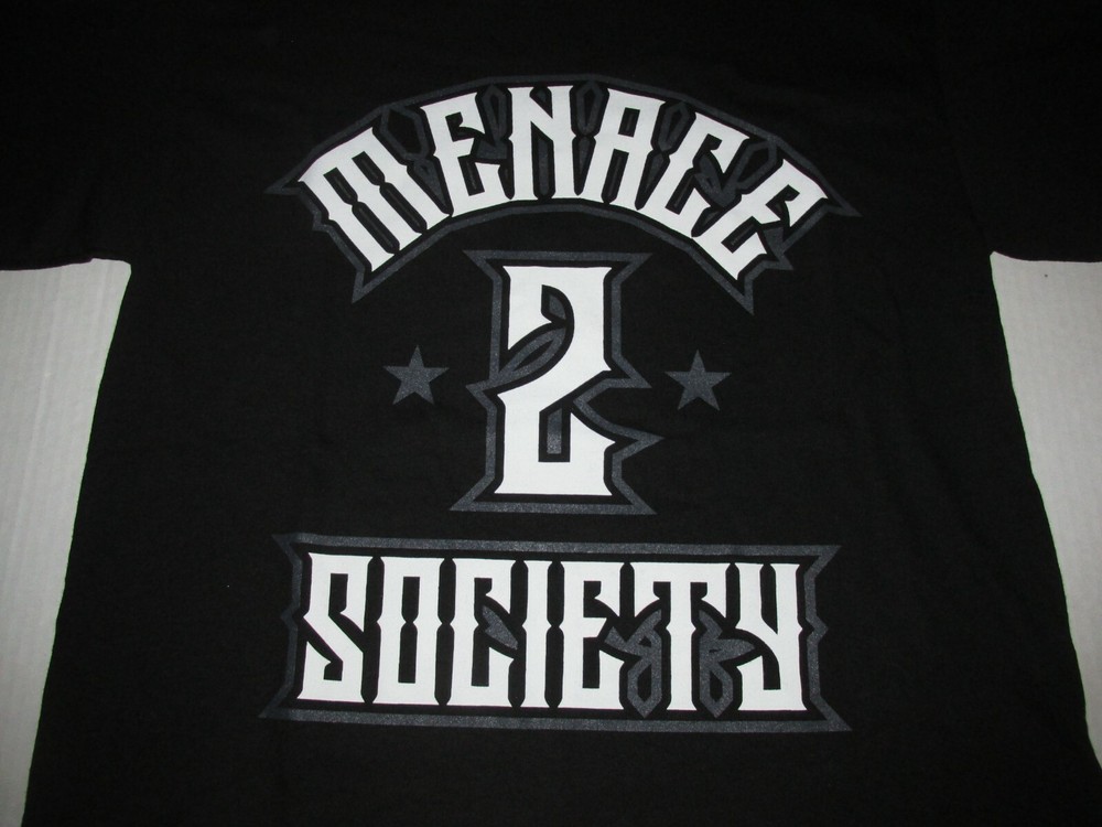Rufnek Menace 2 Society T Shirt Sz S Movie Film Hughes Brothers Streets Hood New