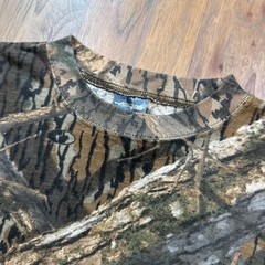 Vintage Mossy Oak Shirt Mens L Brown Shadow Branch Camo Cotton Outdoors Hunting