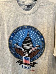 Vintage 1997 Bill Clinton Al Gore Democrats Inauguration Men’s Shirt Size XL