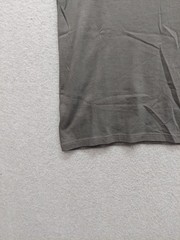 Karl Lagerfeld Men Shirt XXL Gray Crew Neck Short Sleeve Flat Front Outdoor Tee