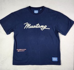 PACSUN Ford Mustang California Special Mens XL T Shirt Navy Blue Graphic Tee