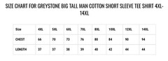 NWT Greystone Big & Tall Men’s White T-Shirt , 3XL