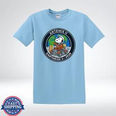 Cute Dog Astronaut Artemis II 2026 Space Exploration T-Shirt