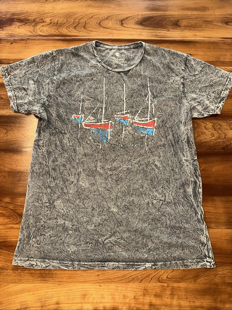Capri AMALFI Coast Italy Great T-Shirt, Women’s Medium NWOT