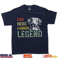 Dad Hero Farmer Legend Father’s Day Farming Father Figure T-Shirt