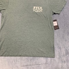Vintage RVCA Ridge SS Dye T Shirt Mens Large Olive Green Crew Neck Summer Tee