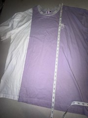 RARE Apari Trash Taste Split Shirt 2XL XXL Lavender White