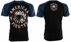 AMERICAN FIGHTER Bradley Black Blue Athletic Mens Crewneck T-shirt S-3XL NWT