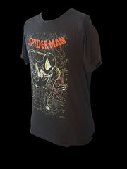 Spider-Man Symbiote Black Suit Comic Graphic Men’s Medium T-Shirt