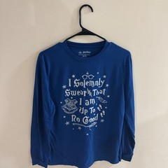 Harry Potter I Solemnly Swear Long Sleeve T-Shirt Blue 18/20